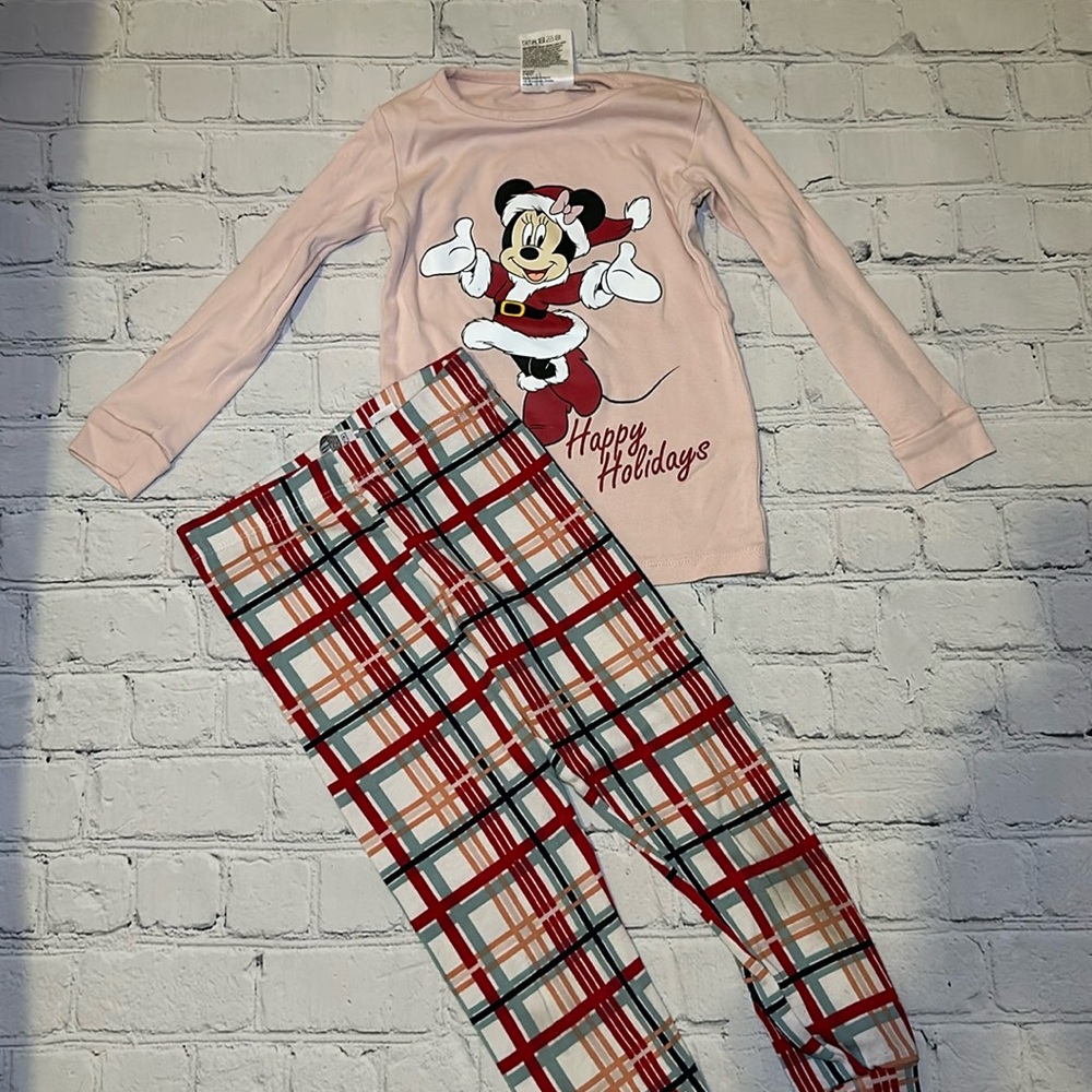H&M toddler Minnie Mouse pajamas size 4T